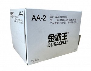 DURACELL®  Basic AA Батарейки алкалиновые 1.5V LR6, 2 штук в блистере