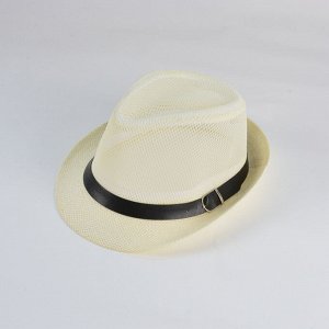 Мужская солнцезащитная шляпа с сетчатой тульей, цвет слоновой кости