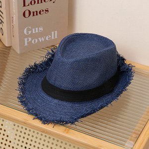 Мужская солнцезащитная шляпа, цвет синий