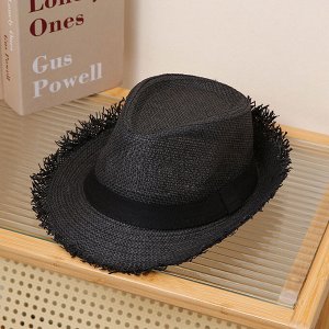 Мужская солнцезащитная шляпа, цвет чёрный