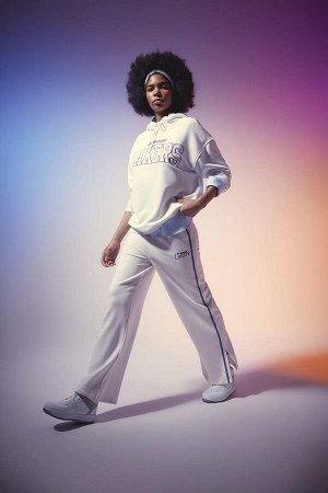 DeFactoFit НБА Лос-Анджелес Лейкерс Широкие спортивные штаны с карманами и широкими штанинами