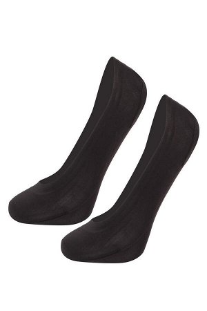 DEFACTO Женские балетные носки из микрофибры, вырезанные лазером, 2 предмета