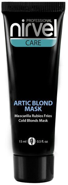 Nirvel, Маска для восстановления, увлажнения волос и холодных оттенков блонд ARTIC BLOND MASK, 15 мл