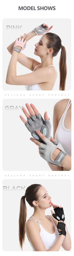 ПЕРЧАТКИ GRAY AOLIKES SILICONE