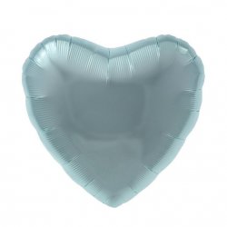 Шар Ф 18" Сердце пастель голубой 46 см