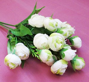 Розы 36 см белые