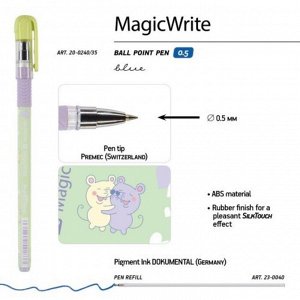 Ручка шариковая MagicWrite «Обнимашки. Мышки», корпус Soft Touch, 0.5 мм, синие чернила