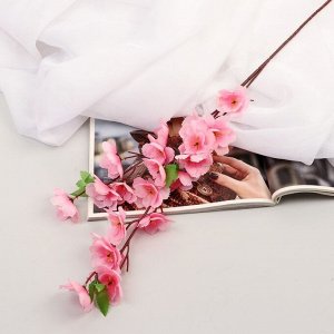 Цветы искусственные «Ветка яблони», 4.5x58 см, розовые