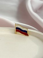 Брошь &quot;Флаг России&quot;
