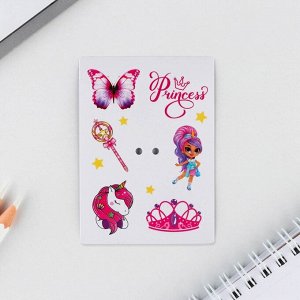 Значок с наклейками «Самой милой принцессе», 6.5 х 9 см