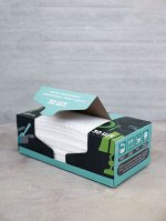 Супер салфетки 30шт, 23х23см, цв.белый