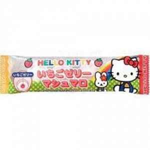 Зефир "Hello Kitti" с клубничным желе EIWA 14 гр Японские сладости