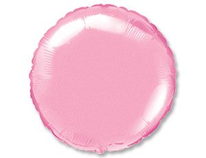 Шар Ф 18" Круг Пастель розовый/Pink