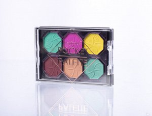 MC1116№01 POCKET PALETTE Тени для век-пигменты 6-ти цветные НОВИНКА 2024!