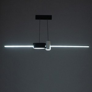 Светильник с ПДУ "Бергер" LED 18Вт 3000-6000К бело-черный 100х100 см