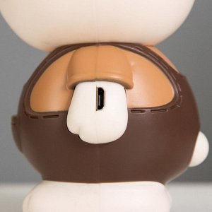 Ночник "Мишка" LED 2Вт бежево-шоколадный 7,5х7х12 см