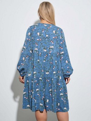 Платье 0060-23 синий топаз