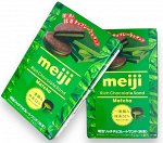 Печенье шоколадное с прослойкой из чая маття Meigi, 32 гр.