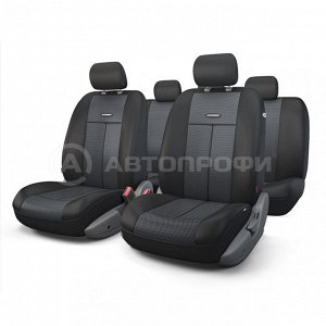 Автомобильные чехлы TT, полиэстер/сетка AIR MESH, 9 предметов, передний ряд, задний ряд, AIRBAG, черн./черн.