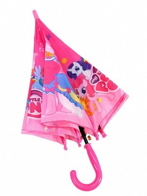 Зонт детский трость полуавтомат Пони цвет Розово-лавандовый (DINIYA)