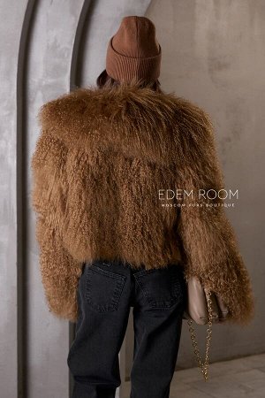 Куртка - шуба из меха ламы