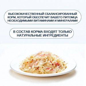 Wanpy Cat Консервы для кошек "Курица с крабом" 95 г