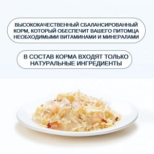 Wanpy Cat Консервы для кошек "Курица с креветками" 95 г