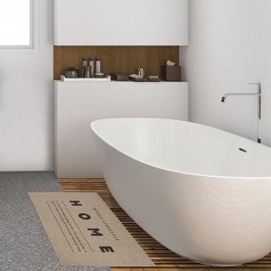 Коврик для ванной Этель "HOME", 48х78 см   9829422