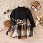 Детский костюм с шерстяной юбкой