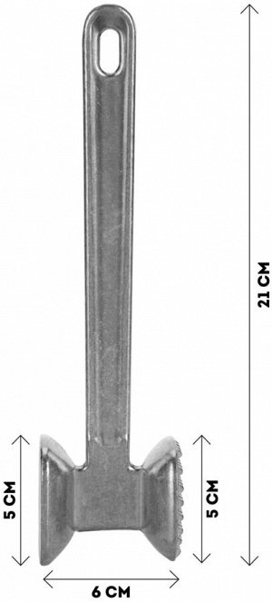 Кухонный молоток для мяса алюминиевый Rеgent linea Presto 93-AC-PR-06