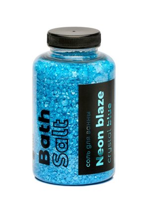 Fabrik cosmetology Соль д/ванны NEON BLAZE Crystal blue 500г в банке /12/ 3814