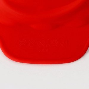 Форма для выпечки Доляна «Корзина», силикон, 26*22,5*9 см, цвет красный