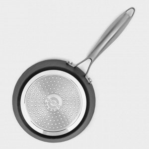 Ковш из алюминия Magistro «Rock Stone», 1.5 л, d=18 см, h=8 см, с крышкой, антипригарное покрытие, индукция