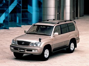 Ковры салонные 3D Toyota Land Cruiser Cygnus+100 (эл. кресла) (1998 - 2007) правый руль