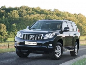 Ковры салонные 3D 1+2 ряд Toyota Land Cruiser Prado 150 5мест (2009-2019-) левый руль