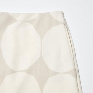 Флисовая юбка, светло серый Uniqlo Marimekko