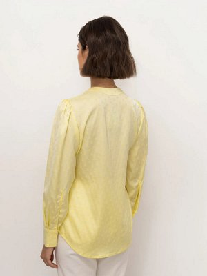 Рубашка в горох  цвет: Желтый B2619/madona
