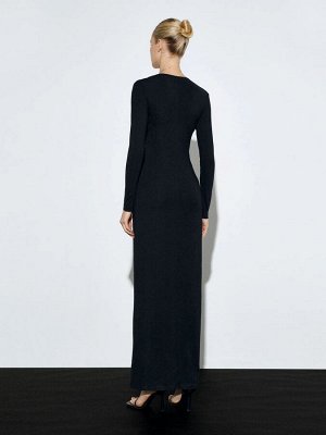 Платье приталенного кроя  цвет: Черный PL1436/mistery