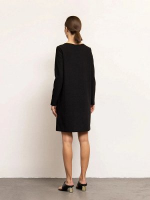 Платье а-силуэта  цвет: Черный PL1355/ocie