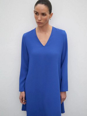 Платье а-силуэта  цвет: Синий PL1504/orchid