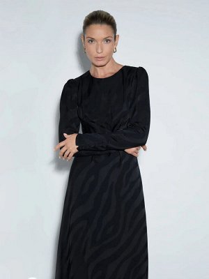 Платье миди  цвет: Черный PL1438/zoya