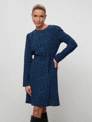 EMKA Платье приталенного кроя  цвет: Темно-синий PL1430/aglae