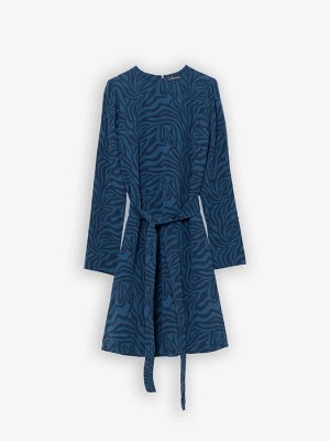 EMKA Платье приталенного кроя  цвет: Темно-синий PL1430/aglae