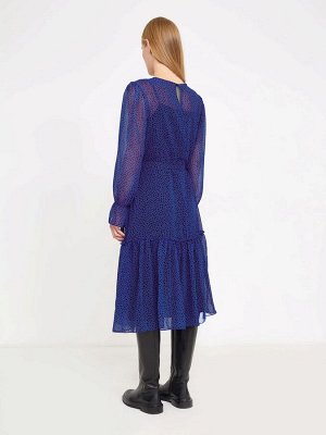 Платье приталенного кроя  цвет: Синий PL1447/edisa