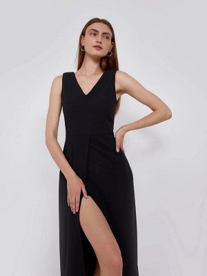 Платье приталенного кроя  цвет: Черный PL1432/decant