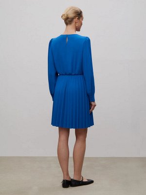 Платье приталенного кроя  цвет: Синий PL1461/hiasm
