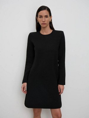 Платье приталенного кроя  цвет: Черный PL1501/moonless