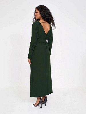 Платье прямого кроя  цвет: Зеленый PL1470/thyme