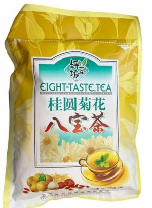 Китайский зеленый чай Хризантема ,корица и лилия ,(Чай БаБао12 пакетиков), 240 гр. Китай