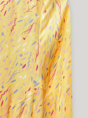 Платье с принтом  цвет: Желтый PL1374/stelar